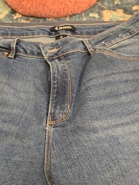 d. jeans Women's Medium Blue Straight Jeans